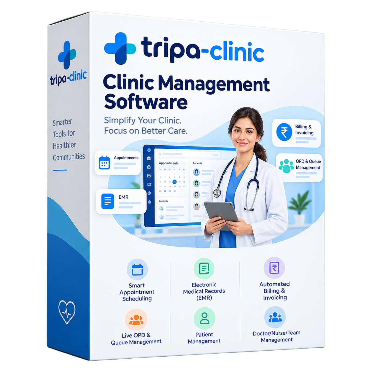 Tripa-clinic Management Software & Medical EMR Dashboard